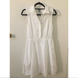 H&M White dress up dress