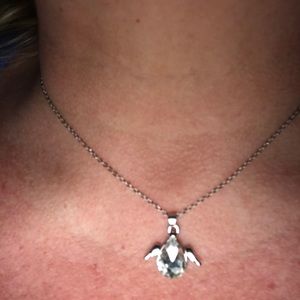 Cubic CZ Angel Pendant