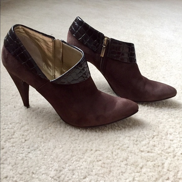 Guess Shoes - Guess Croc Embossed Booties