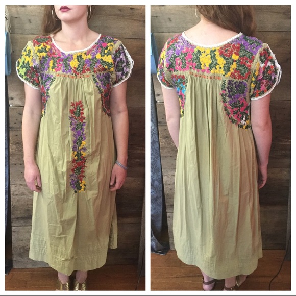 vintage oaxacan dress