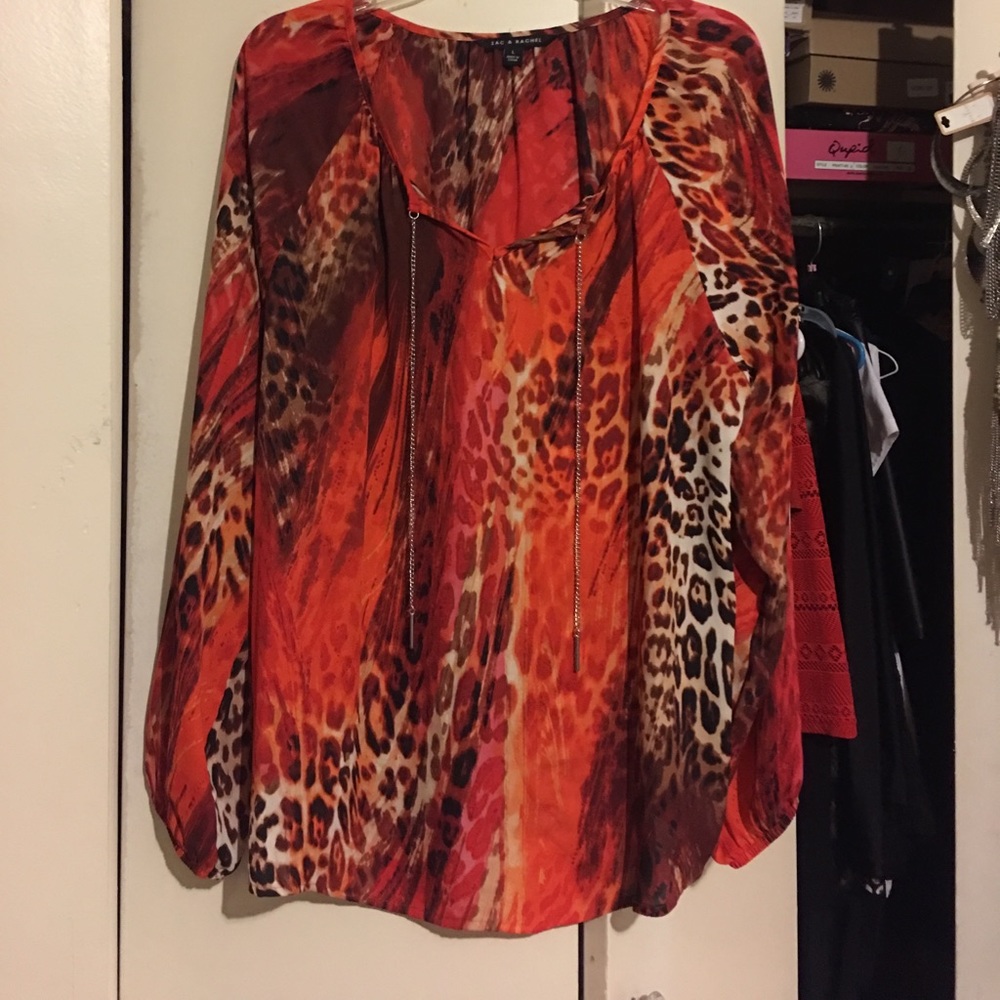Orange blouse