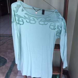 BKE top mint green Size M