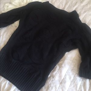 Black sweater Black sweater