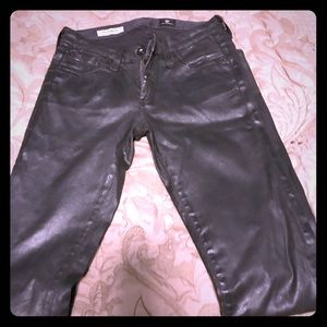PRICE DROP!!! AG Leather Skinny Jeans