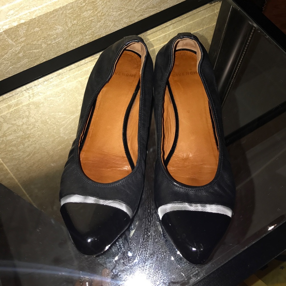 Designer leather flats