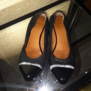 Designer leather flats