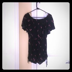 Mango flamingo romper