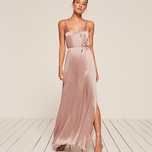 Reformation Iris Dress in Blush