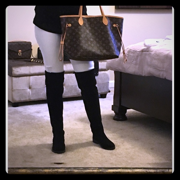 Black Over The Knee Boots.  6.5 🔥LAST PAIR🔥 - Picture 3 of 8