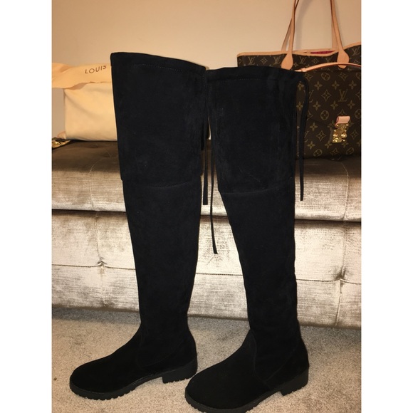 Black Over The Knee Boots.  6.5 🔥LAST PAIR🔥 - Picture 6 of 8