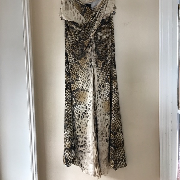 Orna Farho Paris snake Print top & skirt 2pc set - Picture 4 of 5