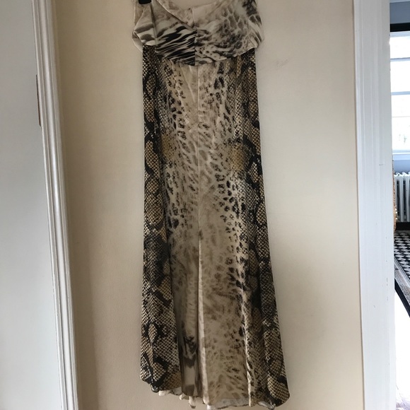 Orna Farho Paris snake Print top & skirt 2pc set - Picture 5 of 5