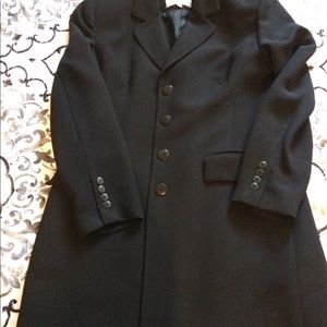 Form fitting black jacket