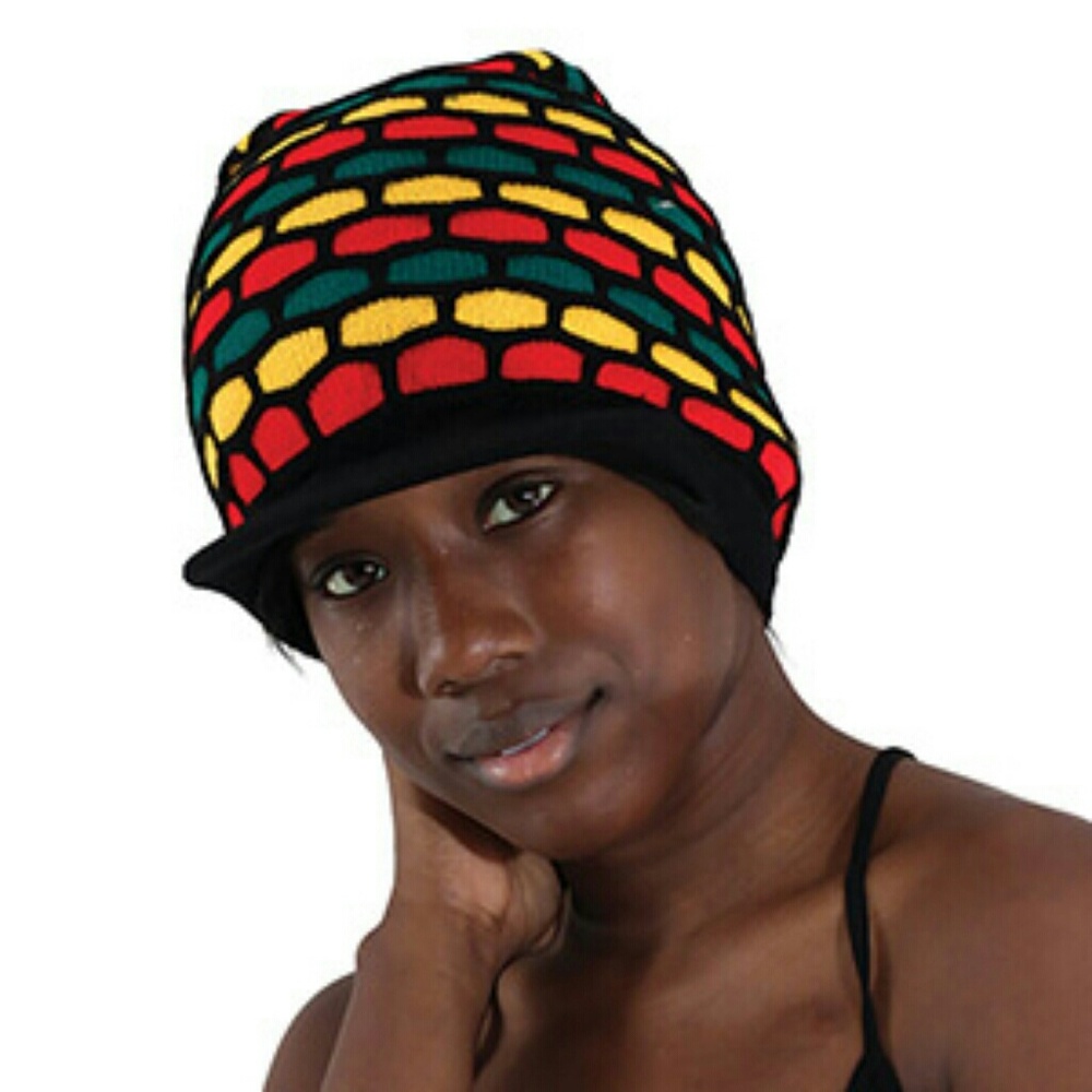 Rasta Visor Cap