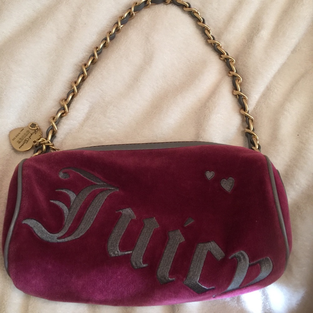 Juicy Couture maroon purse!