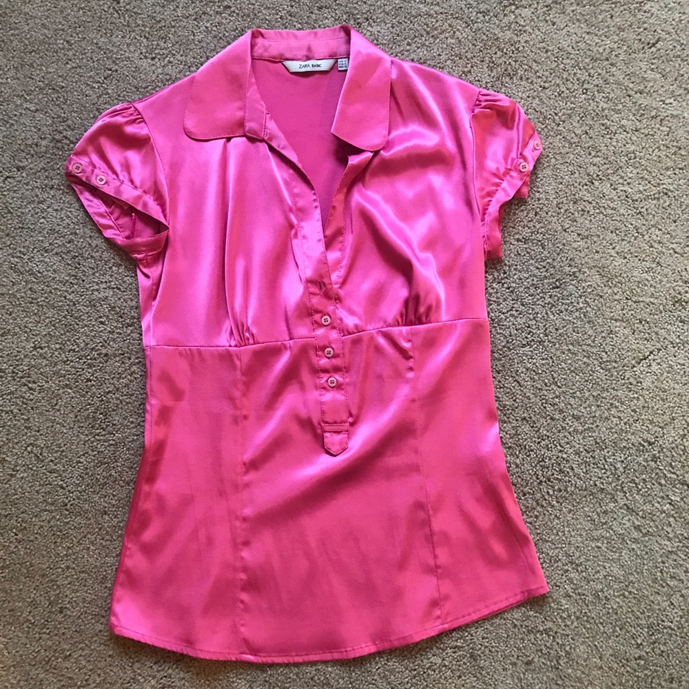 Pink xara blouse