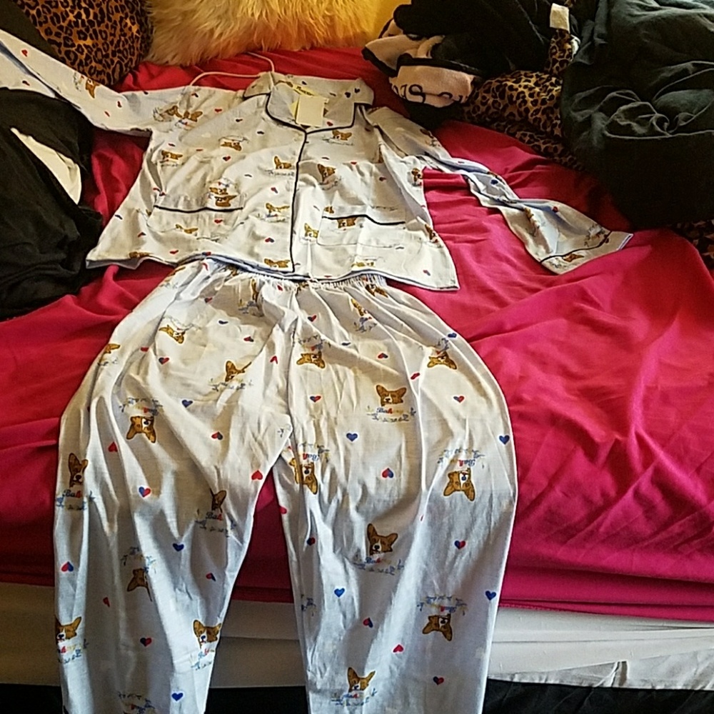 Corgi pajama set!!