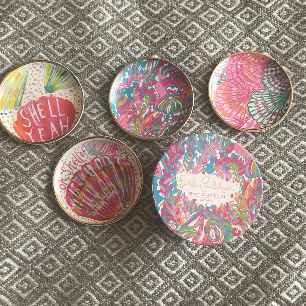 Lilly Pulitzer coasters