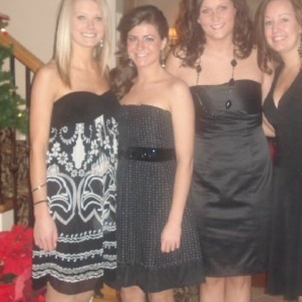 BCBG Strapless Black Dress - Worn Once