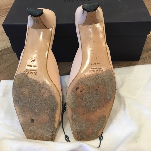 Prada blush color slip on mules - Picture 5 of 5