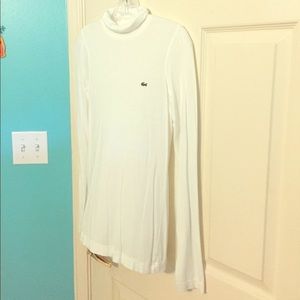 Lacoste - White Mock Turtleneck