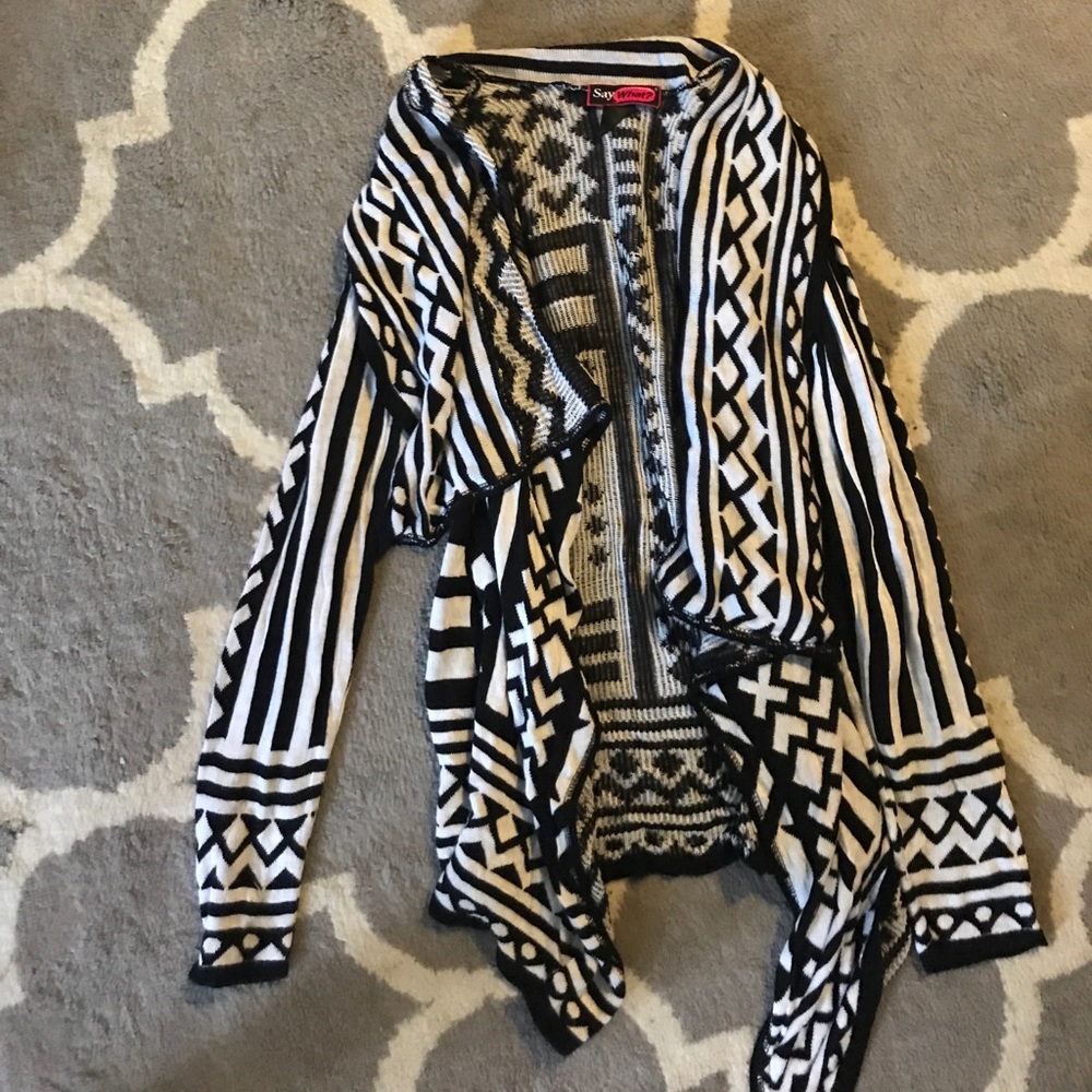 Black and white Cardigan