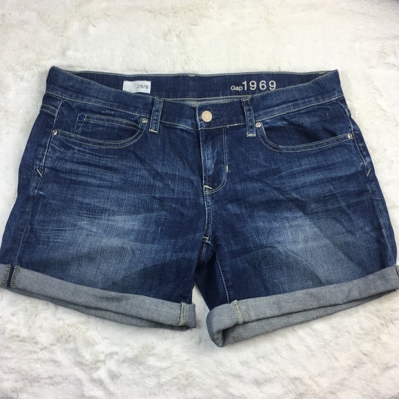 gap jean shorts
