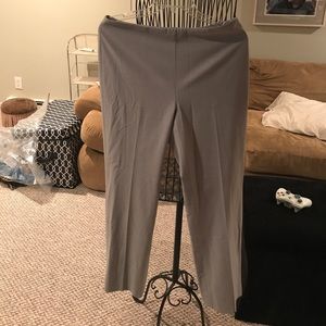 J. McLaughlin gray plants size 6 side zip