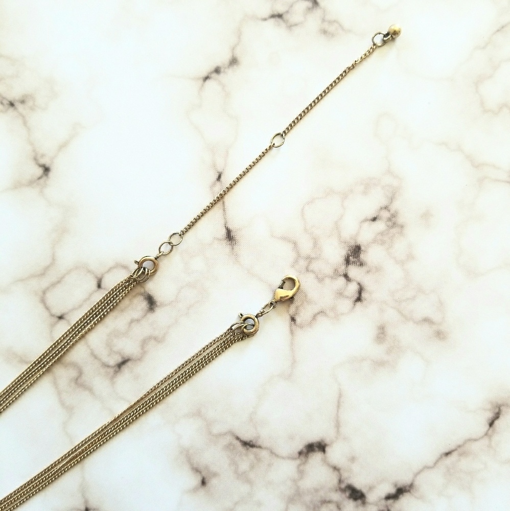 5 for $25 Set of 3 Green Crystal Necklaces - Picture 5 of 7