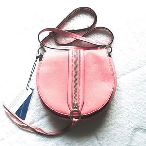 50% OFF! Rebecca Minkoff Pink Crossbody Saddle Bag