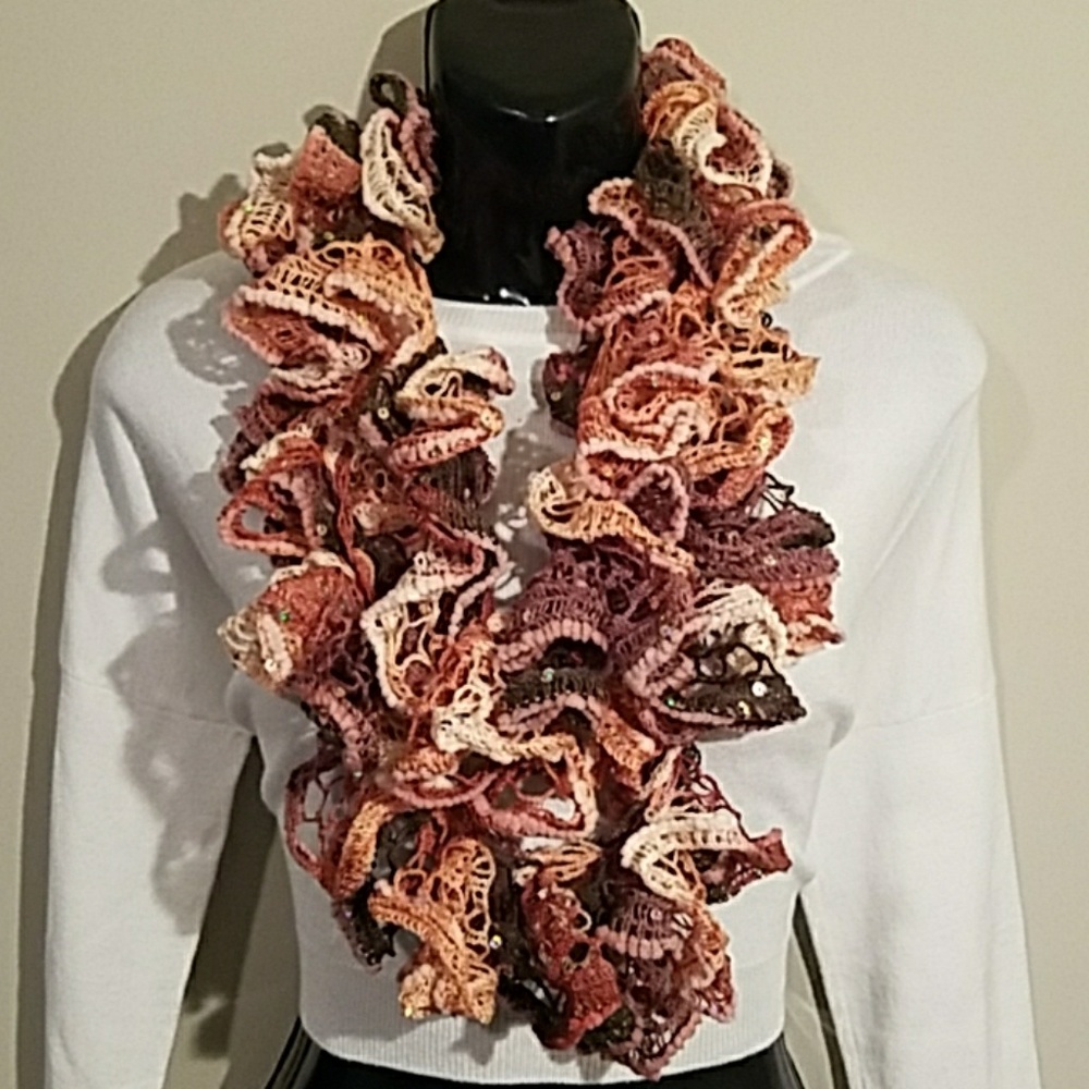  New Sashay Infinity Scarf- Shades of Browns