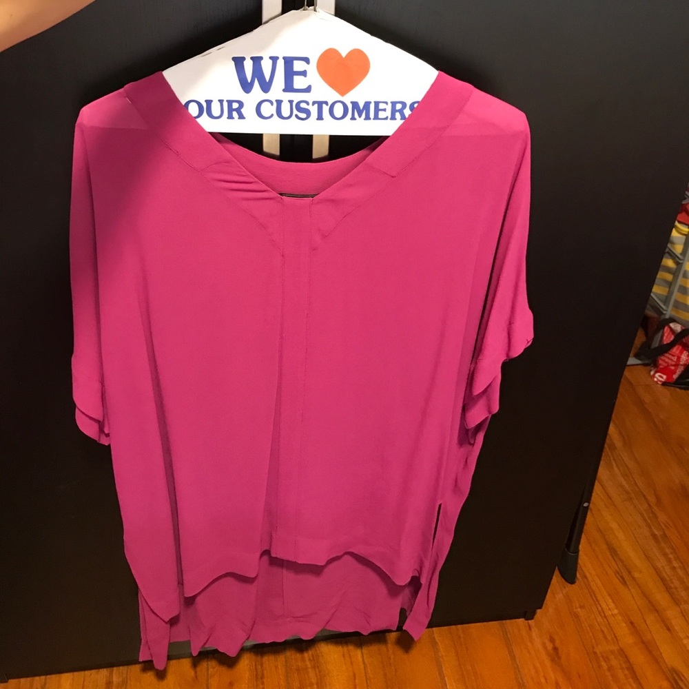 TOP BLOUSE TUNIC EMBROIDERED Pink COLOR SIZE XS/S