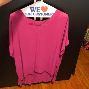 TOP BLOUSE TUNIC EMBROIDERED Pink COLOR SIZE XS/S