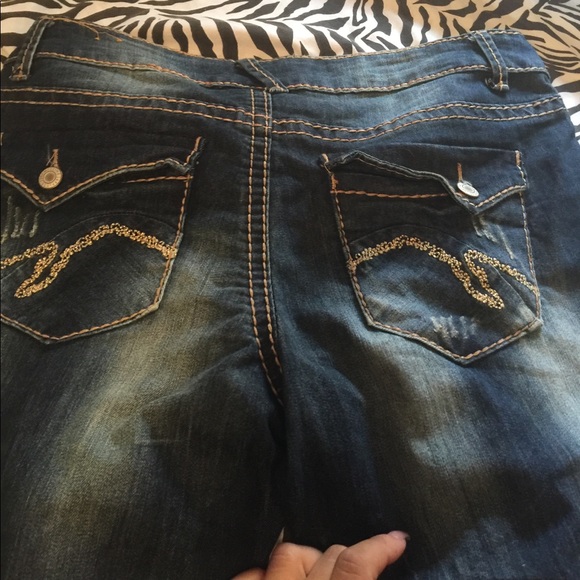 Mossimo boot cut distressed denim 13 - Picture 6 of 6