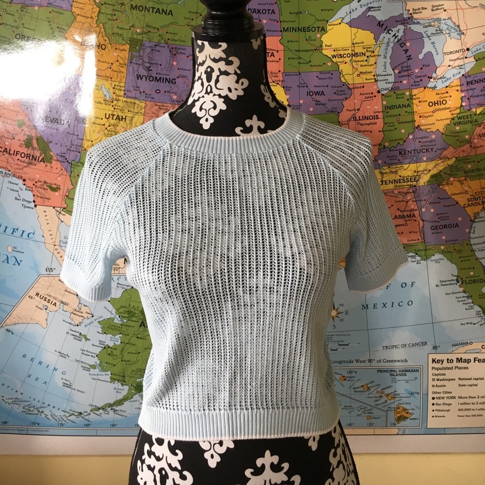 Forever 21 Baby Blue Sweater