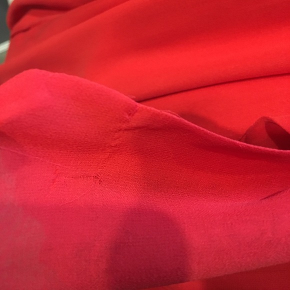 Rebecca Taylor Red Silk Maxi Dress - Picture 5 of 5