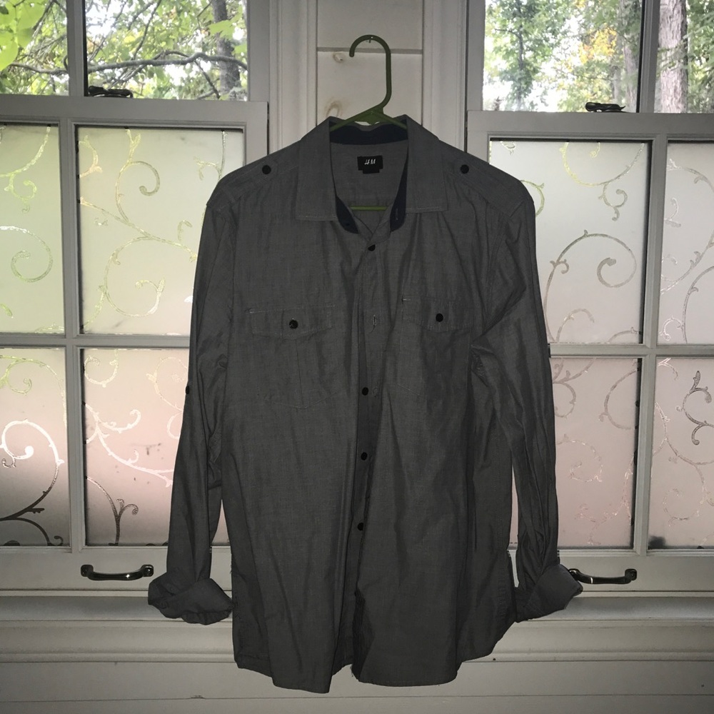 H&M Men's button up (like new!) Size L