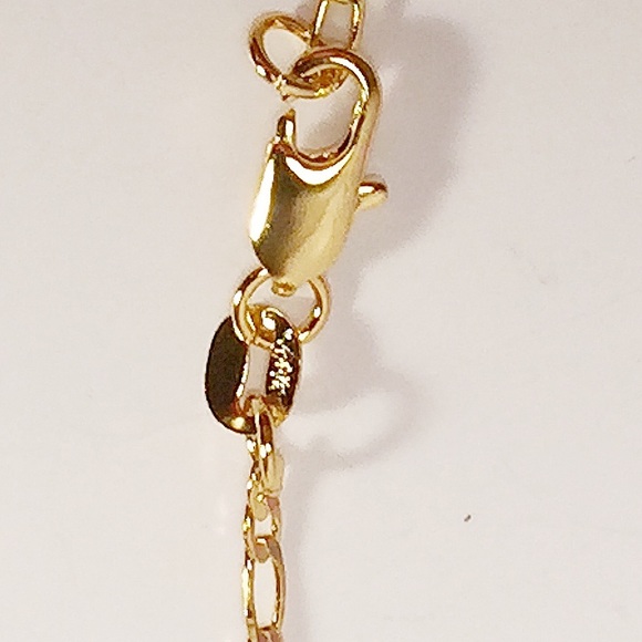 18k YGF Figaro Chain. - Picture 5 of 6