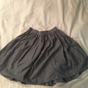 American Apparel NWT Chambray Skirt