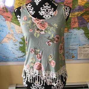Rue 21 Floral Tank Top