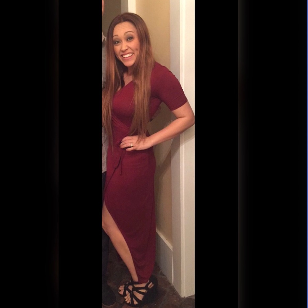 Red Dress With Slit