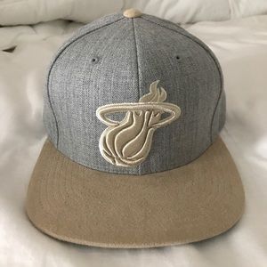 Miami Heat Mitchell & Ness Strapback Hat