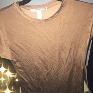 Forever 21 brown sleek shirt