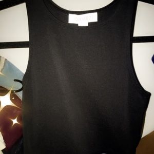 Forever 21 black crop top