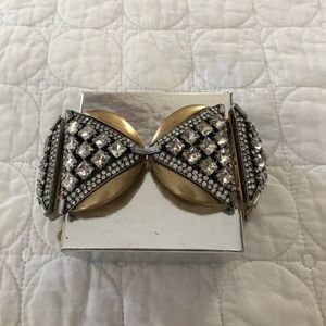 J. Crew crystal triangle bracelet