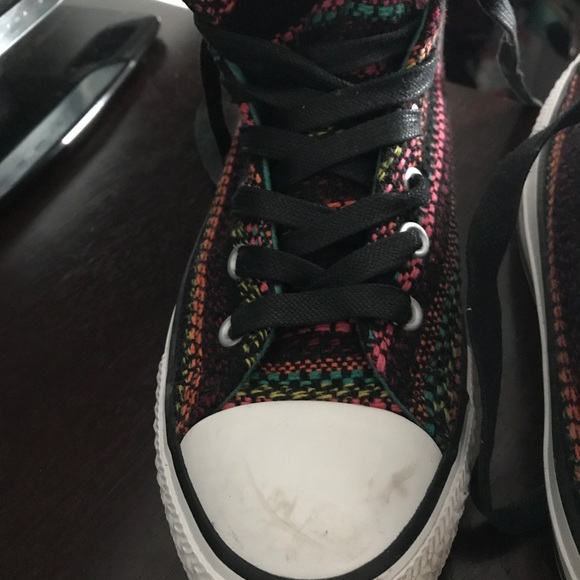Multicolored Knitted-like Texture Allstar Converse - Picture 4 of 7
