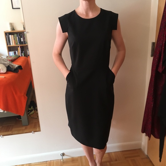 j crew black dress