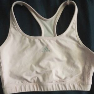 Light pink Adidas sports bra