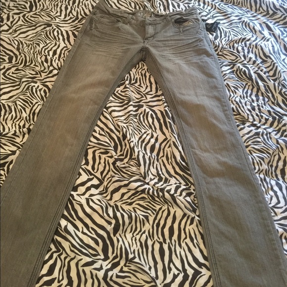 Red Rivet dark gray skinny leg jeans size 15 - Picture 3 of 8