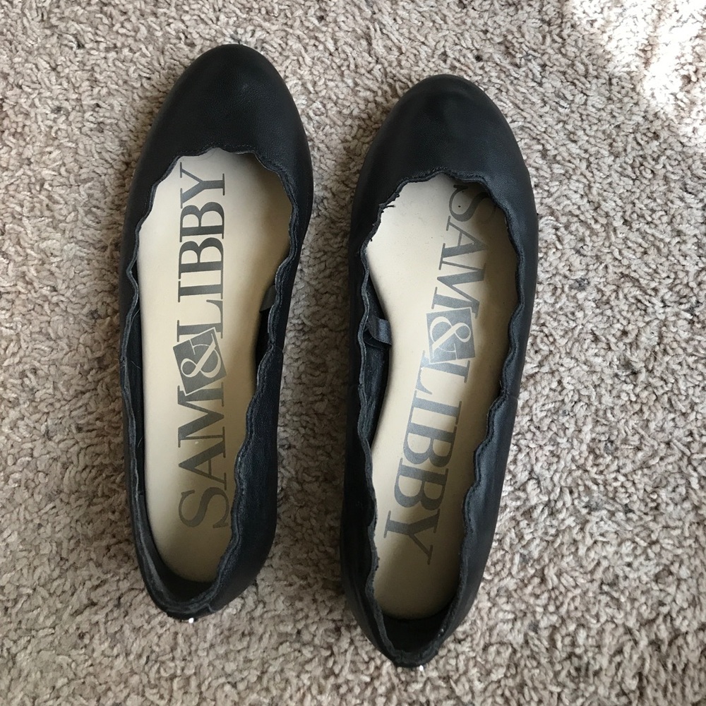 Black Sam & Libby Flats - size 6.5